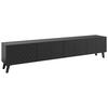 LOWBOARD  in 190/42/32,5 cm  - Schwarz, Design, Holzwerkstoff/Kunststoff (190/42/32,5cm) - Livetastic