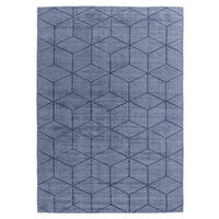 WEBTEPPICH 170/240 cm Cubes  - Blau, Design, Textil (170/240cm) - Joop!