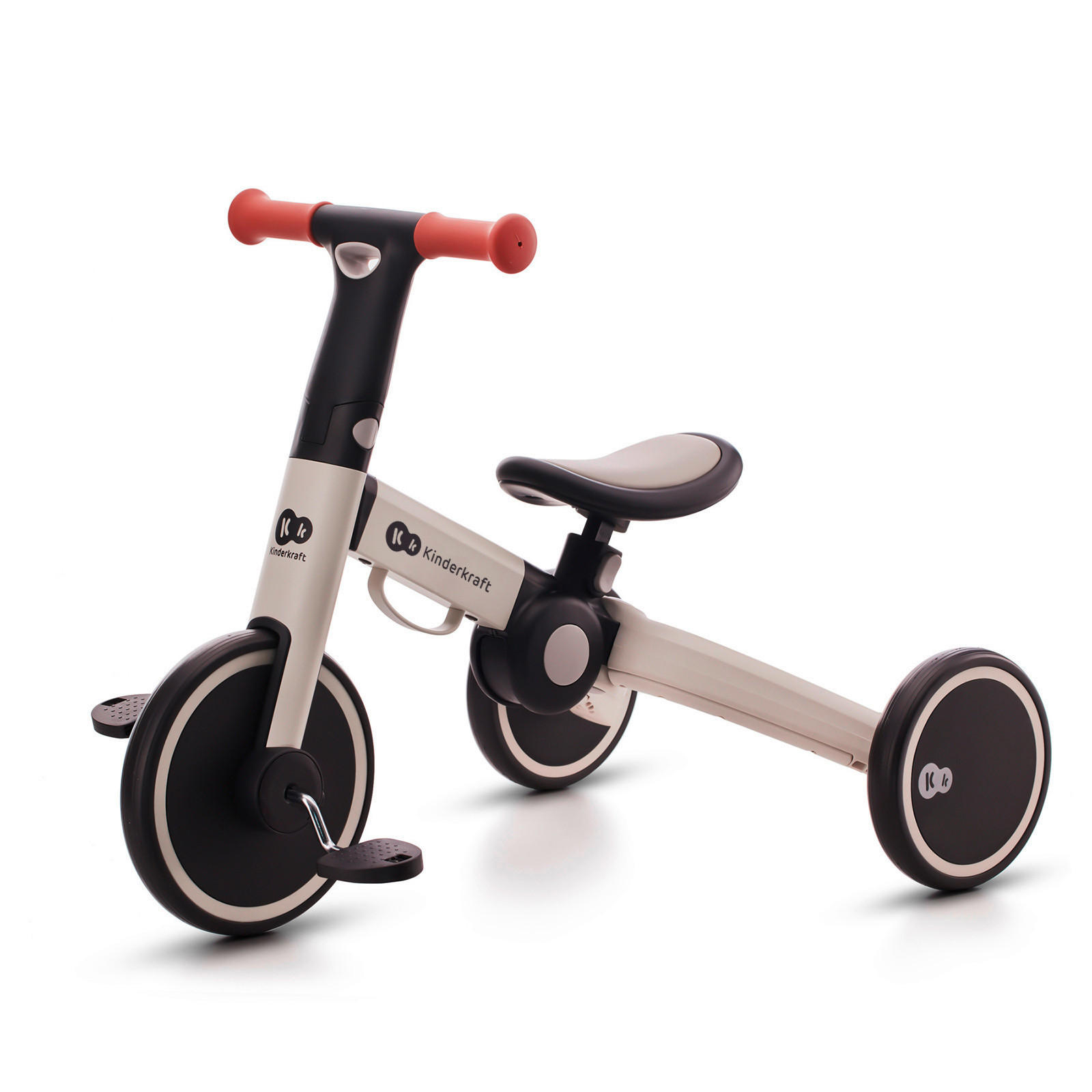 BICIKL GURALICA  4TRIKE  - žuta/crna, Basics, metal/plastika (43/50/88cm) - kinderkraft