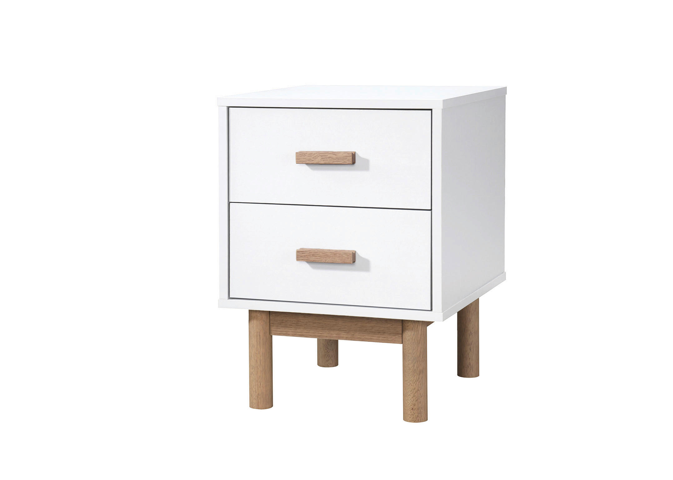 NACHTTISCH 40/55/44 cm  - Eichefarben/Weiß, Design, Holz/Holzwerkstoff (40/55/44cm) - MID.YOU