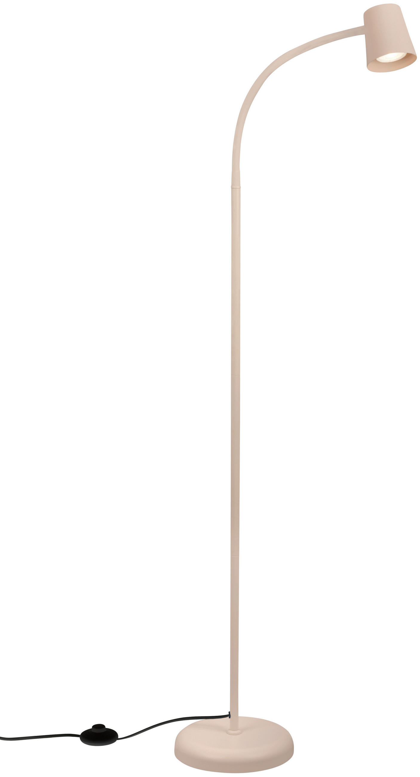 STOJACÍ LED SVÍTIDLO, GU10, 42,5/127,5 cm  - béžová, Basics, kov/plast (42,5/127,5cm)