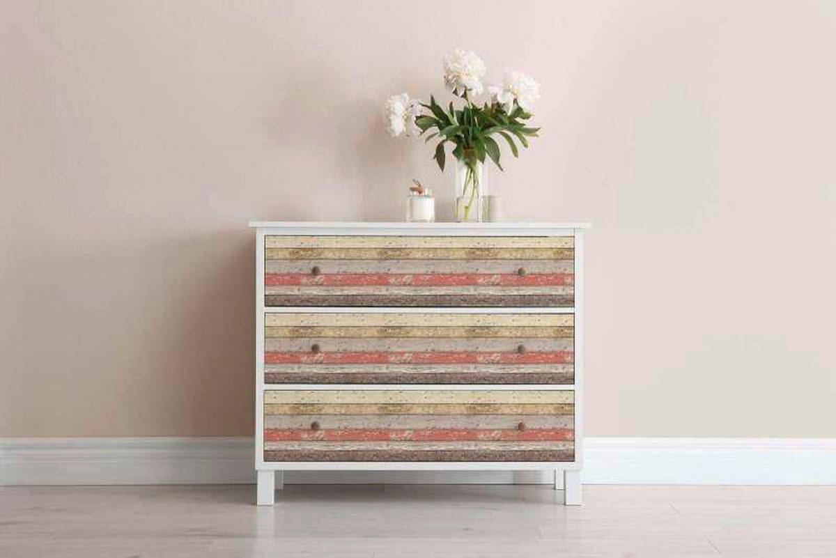 FOTOTAPETE  - Rot/Braun, Design, Textil (52/250cm)