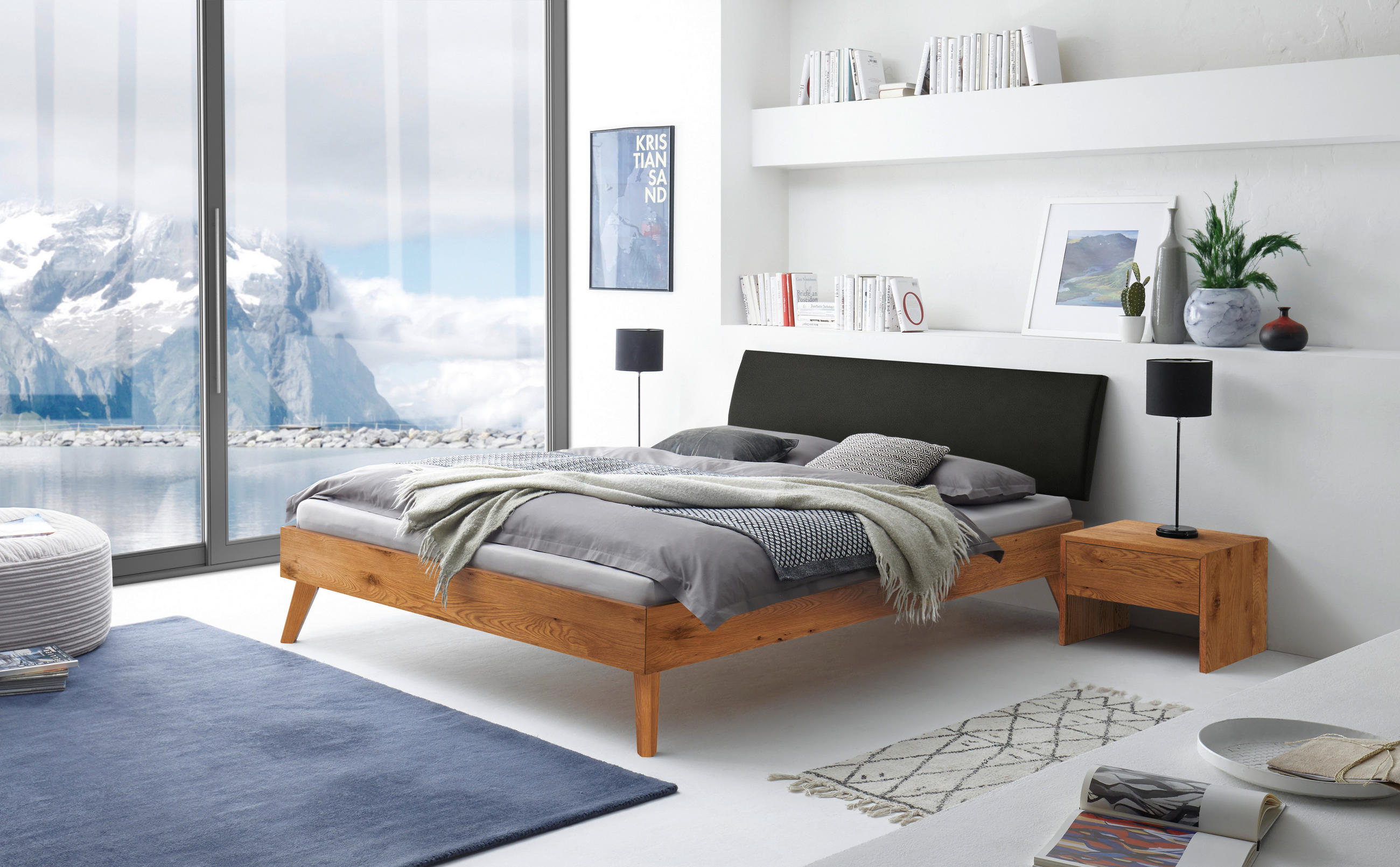 NACHTSCHRANK 48/35/40 cm Wildeiche massiv  - Wildeiche, Natur, Holz (48/35/40cm) - Hasena