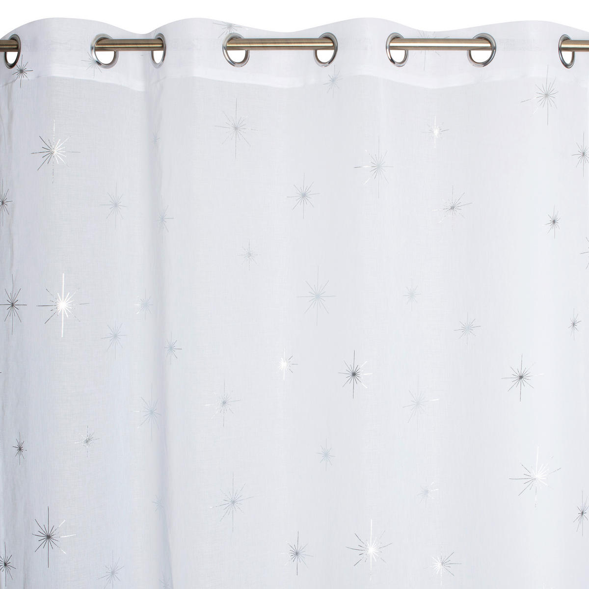 FERTIGVORHANG transparent  - Weiß, Basics, Textil (140/240cm)