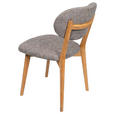 STUHL  Stoffauswahl Webstoff  Blau, Eichefarben  - Blau/Eichefarben, MODERN, Holz/Textil (51/86/60cm) - Carryhome