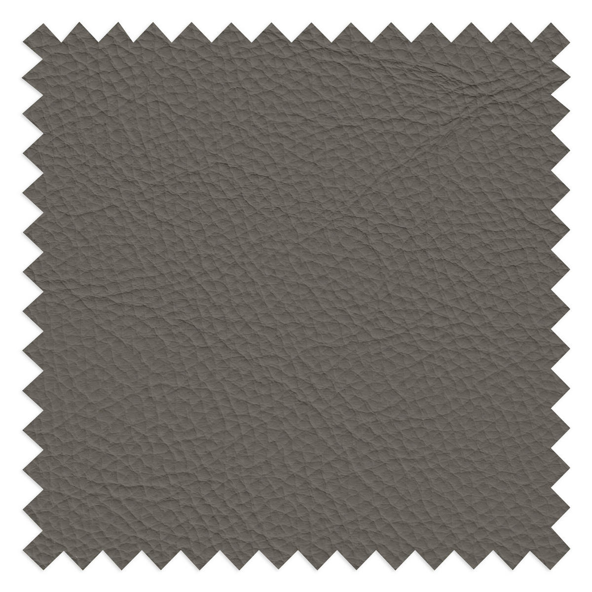 2,5-SITZER  in Echtleder Anthrazit   - Anthrazit/Schwarz, Design, Leder/Holz (214/97/97cm) - Livetastic