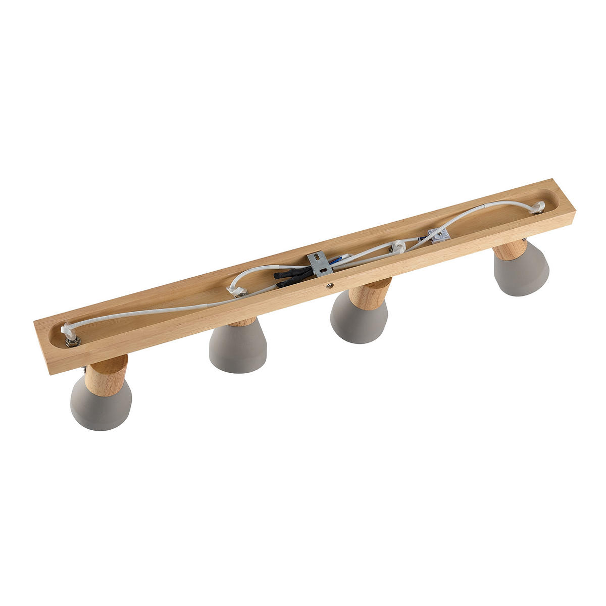 STRAHLER Alina 77/7,2/12,3 cm  - Eschefarben/Grau, Natur, Holz/Stein (77/7,2/12,3cm) - Novel