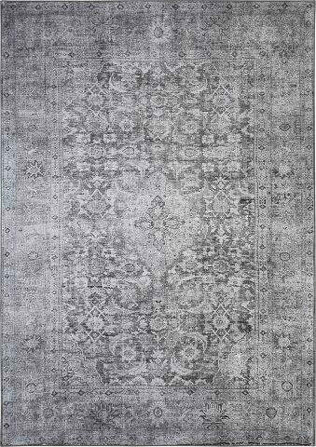 VINTAGE-TEPPICH 120/170 cm Lago Grau  - Grau, LIFESTYLE, Textil (120/170cm) - Novel