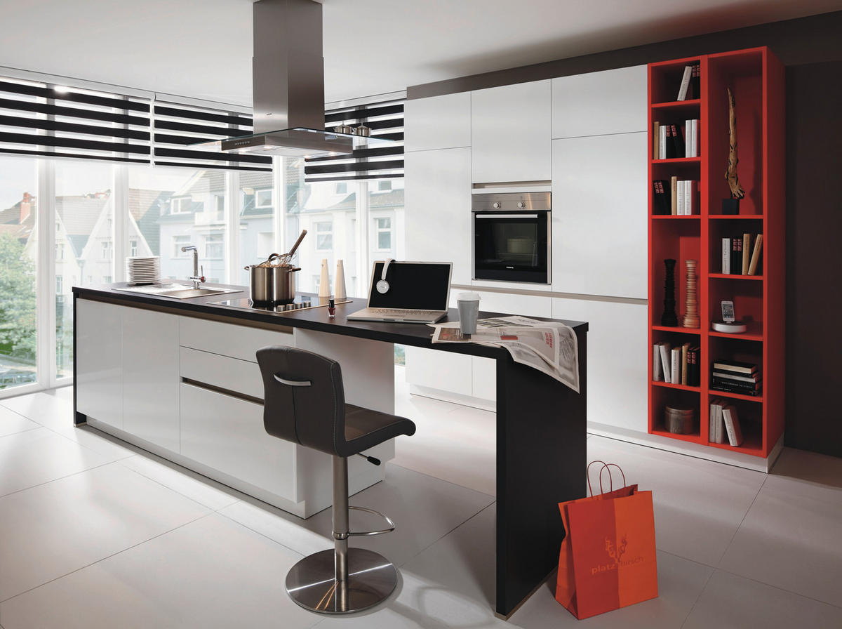 EINBAUKÜCHE   - Design, Holzwerkstoff - Novel