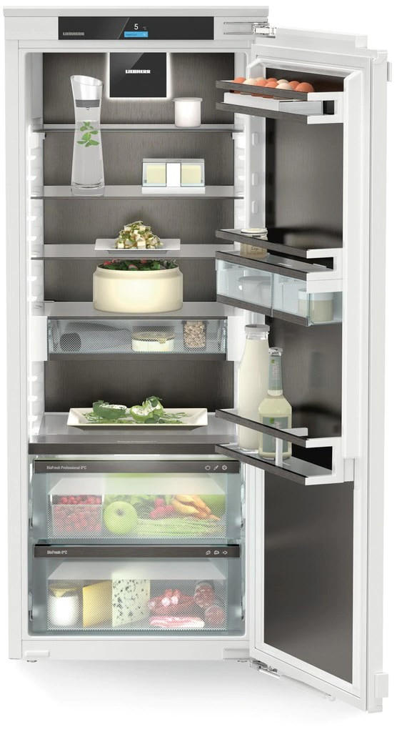 KÜHLSCHRANK 56/121,3/55 cm IRBBSBI4170  - Weiß/Grau, Basics, Glas/Kunststoff (56/121,3/55cm) - Liebherr