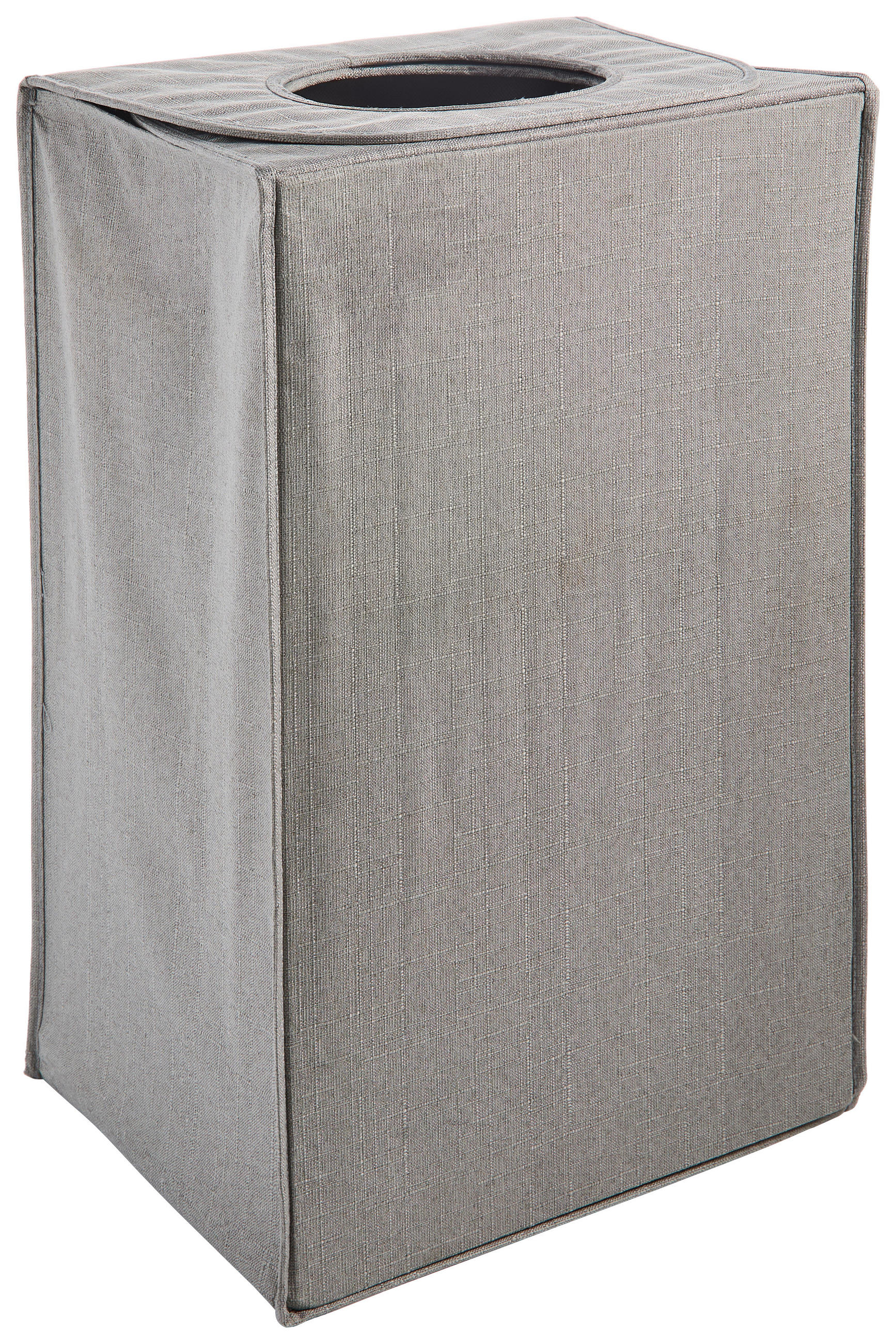 WÄSCHEKORB - Hellgrau, Basics, Textil (40/63/30cm) - Ambia Home