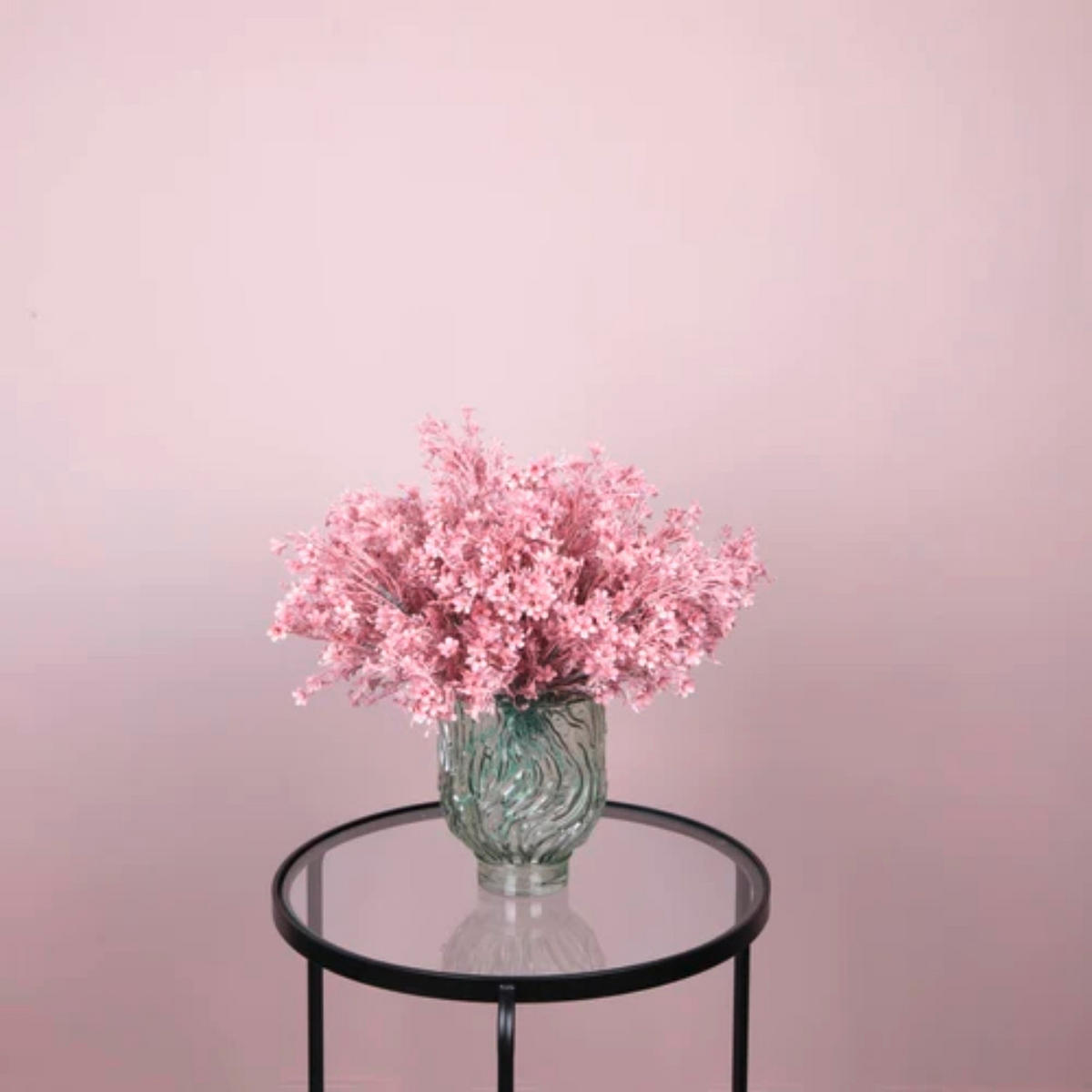 UMETNA RASTLINA - pink/zelena, Basics, umetna masa (37/20/5cm)
