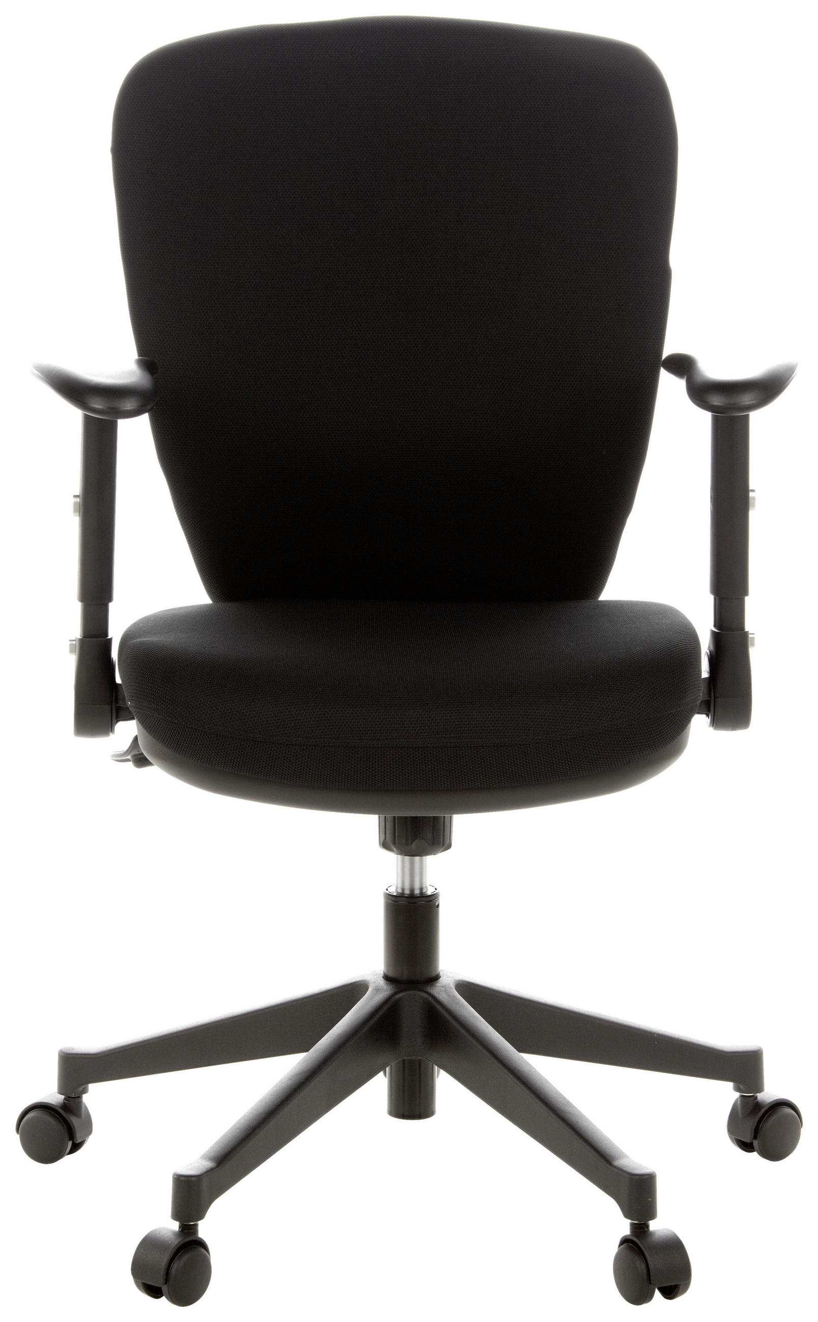 DREHSTUHL Flachgewebe Schwarz  - Schwarz, MODERN, Kunststoff/Textil (58/103/48cm) - MID.YOU
