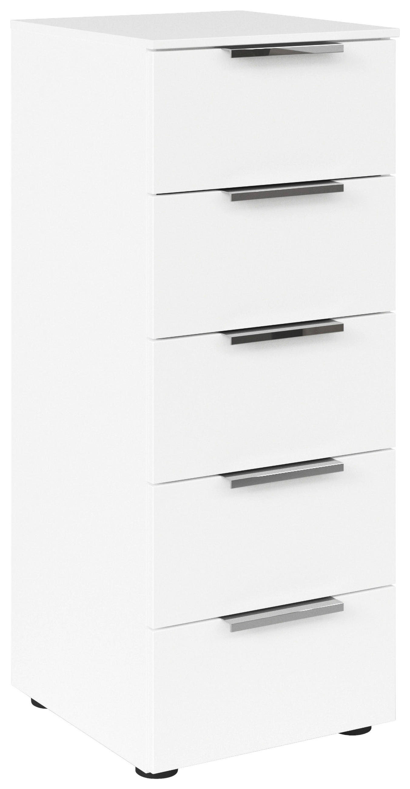 KOMMODE in 40/100/42 cm - Chromfarben/Schwarz, MODERN, Holzwerkstoff/Kunststoff (40/100/42cm) - Rauch Möbel