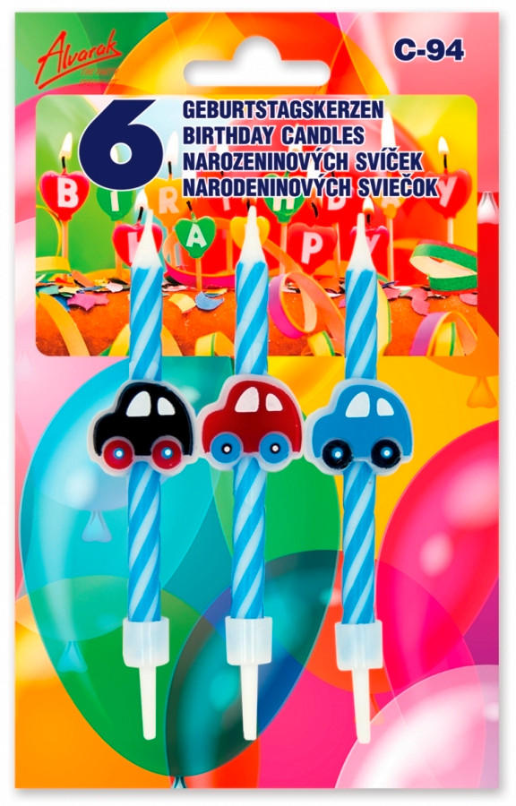 NARODENINOVÉ SVIEČKY - Basics (5/8cm)