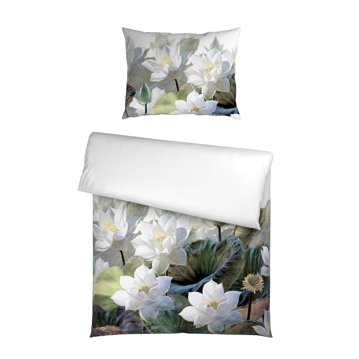 POSTELJINA SA DVA LICA MONETTE 140/200 cm saten bela  - bela, Osnovno, tekstil (140/200cm) - Esposa