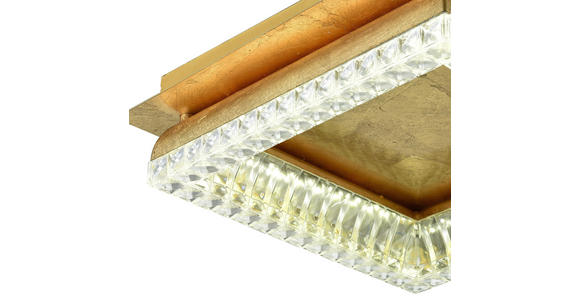 LED-Deckenleuchte Ariana - Goldfarben, ROMANTIK / LANDHAUS, Kunststoff/Metall (35/10,5cm) - James Wood