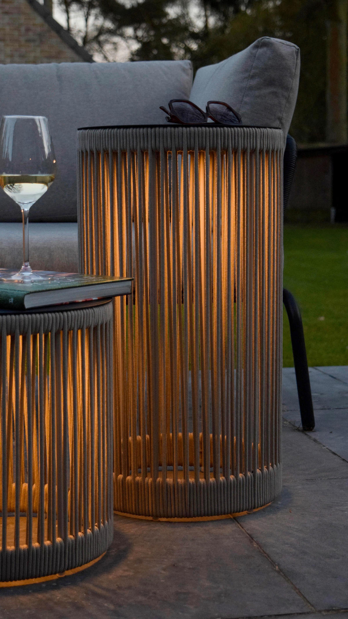 AUßENSTEHLEUCHTE Pingi 33.5/33.5/61.5 cm  - Schwarz, Trend, Kunststoff (33.5/33.5/61.5cm) - Lucide