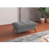 HOCKER in Textil Grau  - Schwarz/Grau, KONVENTIONELL, Textil/Metall (102/47/69cm) - Sit & More