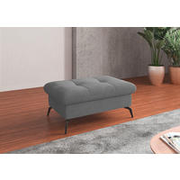 HOCKER in Textil Grau  - Schwarz/Grau, KONVENTIONELL, Textil/Metall (102/47/69cm) - Sit & More