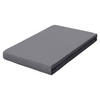 BOXSPRING-FIXLEINTUCH - Grau, Basics, Textil (100/220cm) - Schlafgut