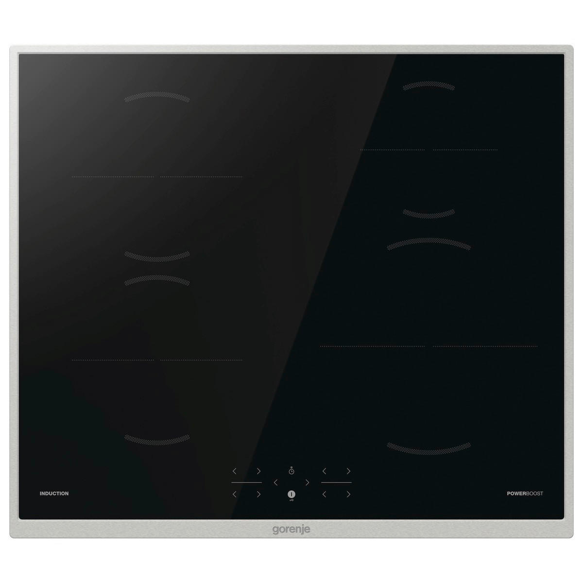 HERDSET RED PEPPER SIB  - Schwarz, Basics, Glas/Metall (59,5/59,5/56,4cm) - Gorenje