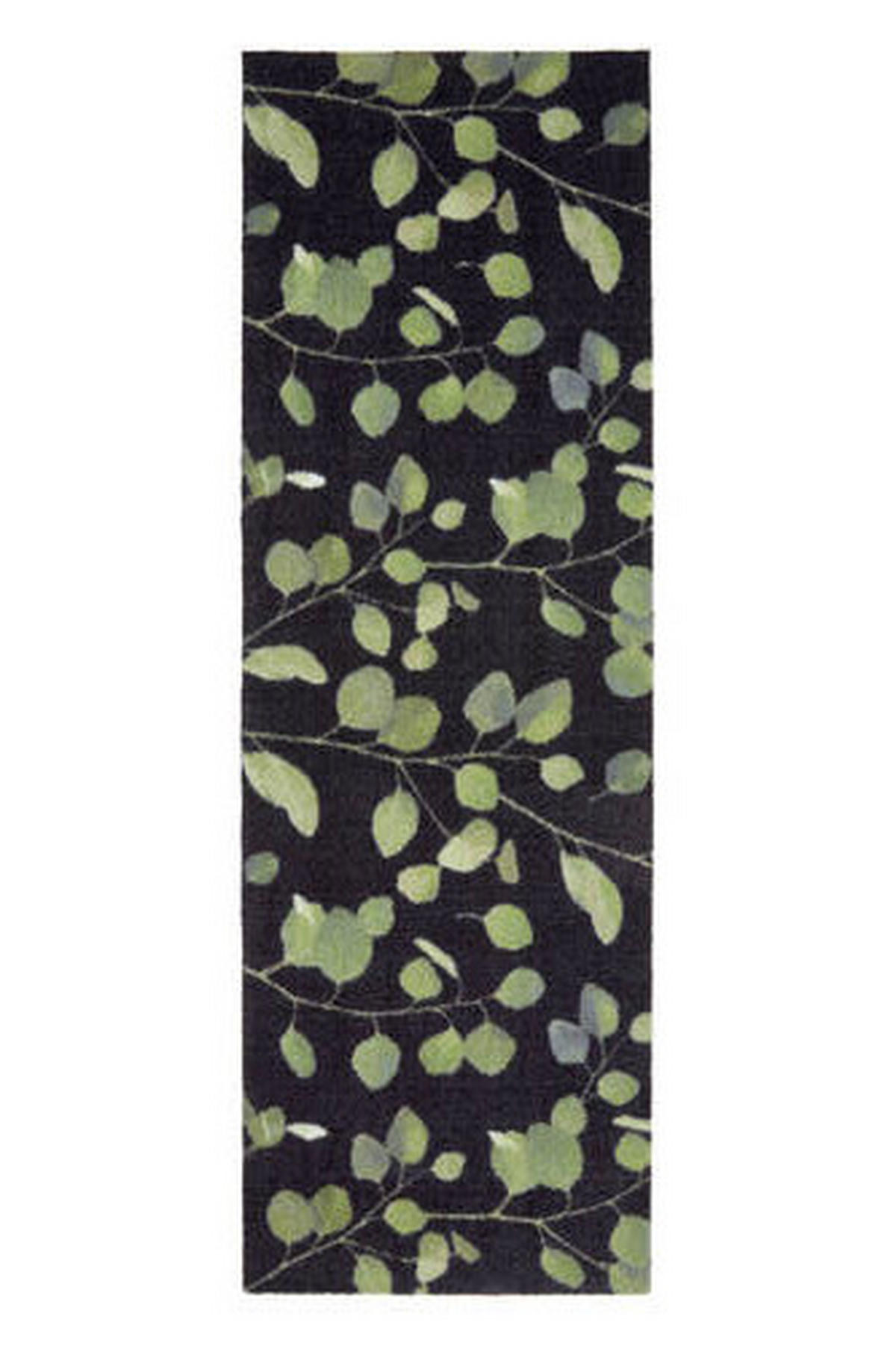 KÜCHENLÄUFER 50/150 cm Miabella Grün, Schwarz, Weiß  - Schwarz/Weiß, Design, Textil (50/150cm) - Esposa