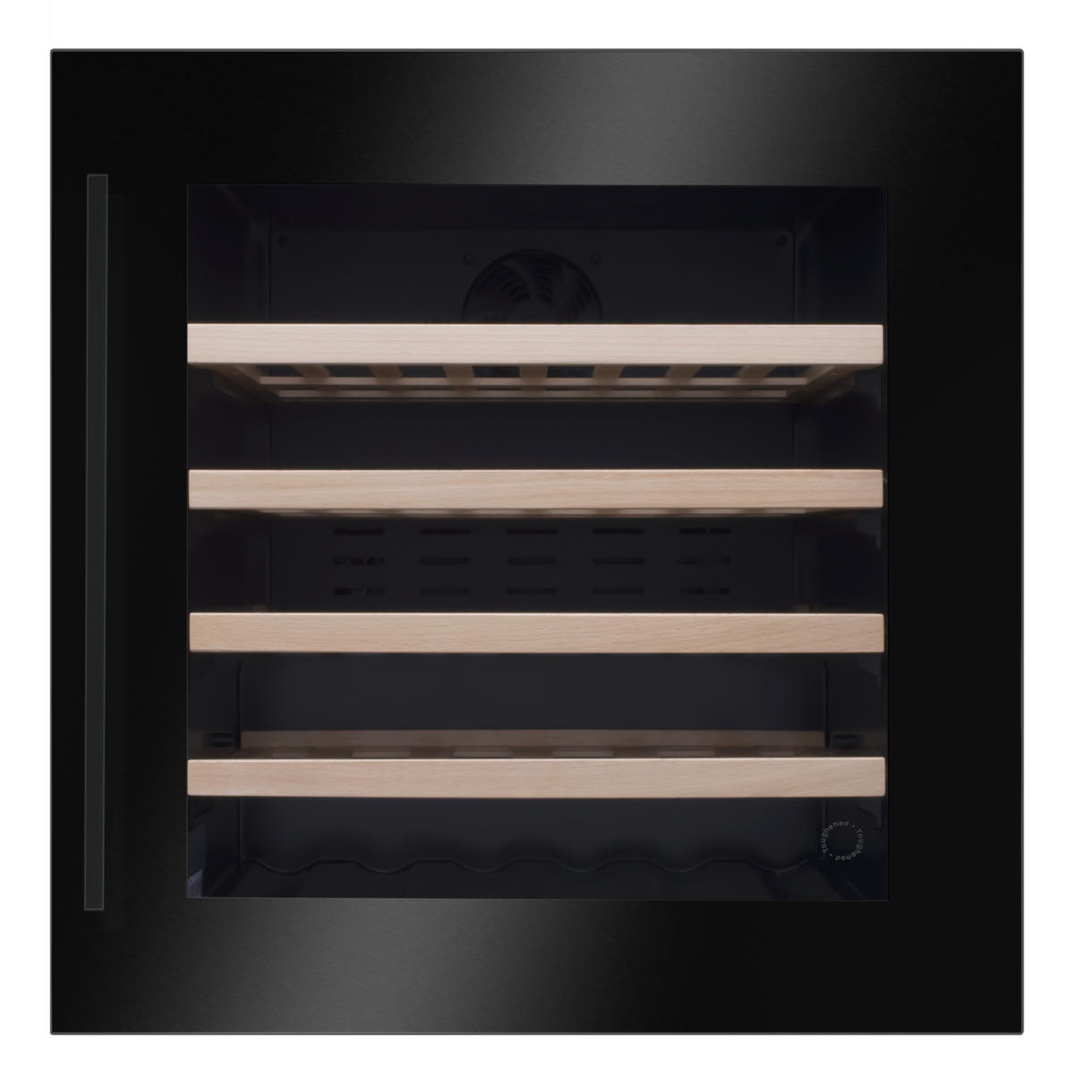 WEINKÜHLSCHRANK WK341210S  - Schwarz, Basics, Glas/Metall (59/59,5/54,5cm) - Amica