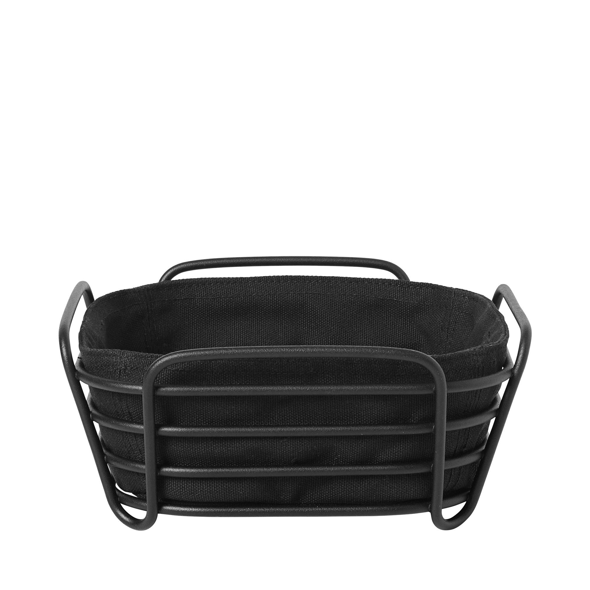 BROTKORB - Schwarz, Basics, Textil/Metall (20,5/9,5/20,5cm) - Blomus