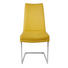 SCHWINGSTUHL Echtleder Chromfarben, Dunkelgelb - Chromfarben/Dunkelgelb, Design, Leder/Metall (48/98/53cm) - Valdera SCHWINGSTUHL Echtleder Chromfarben, Dunkelgelb - Chromfarben/Dunkelgelb, Design, Leder/Metall (48/98/53cm) - Valdera