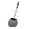 WC-BÜRSTENGARNITUR - Grau, Basics, Keramik/Kunststoff (19/34,6/14,6cm) - Wenko