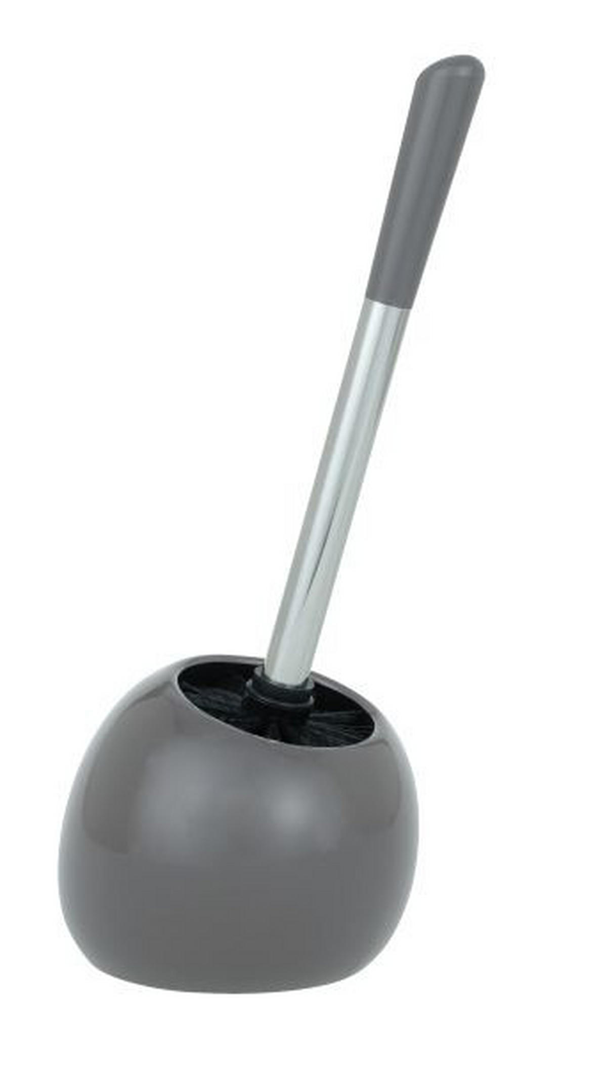 WC-BÜRSTENGARNITUR - Grau, Basics, Keramik/Kunststoff (19/34,6/14,6cm) - Wenko