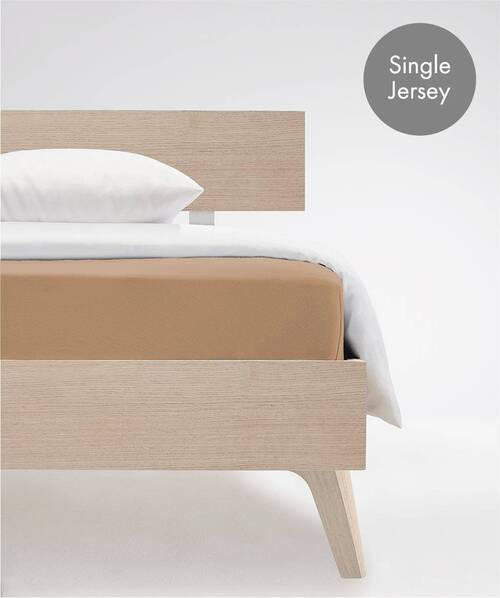 SPANNBETTTUCH Jenny C Single-Jersey - Sahara, Basics, Textil (100/200cm) - Fleuresse