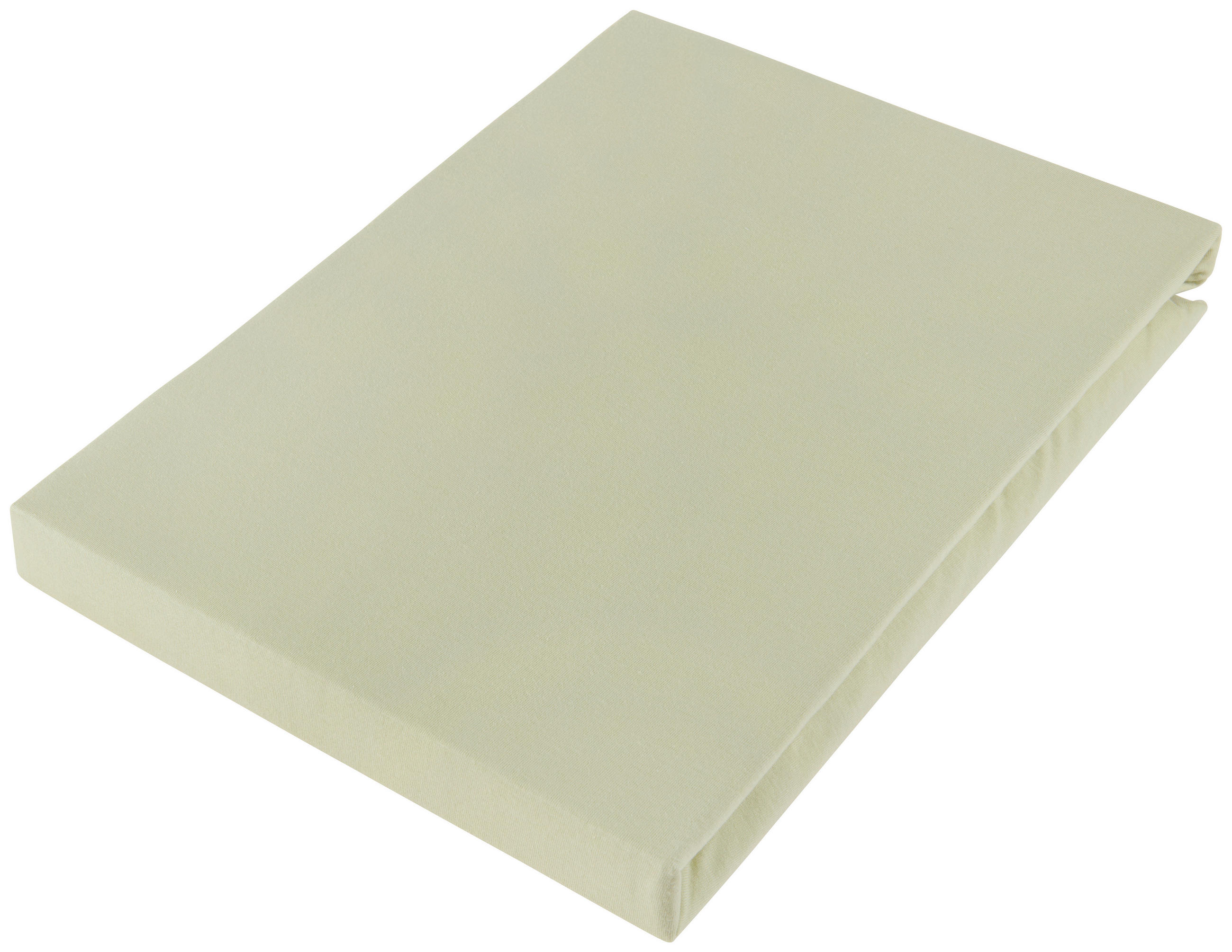 SPANNLEINTUCH 90-100/190-200 cm Jersey  - Hellgrün, Basics, Textil (90-100/190-200cm) - Novel