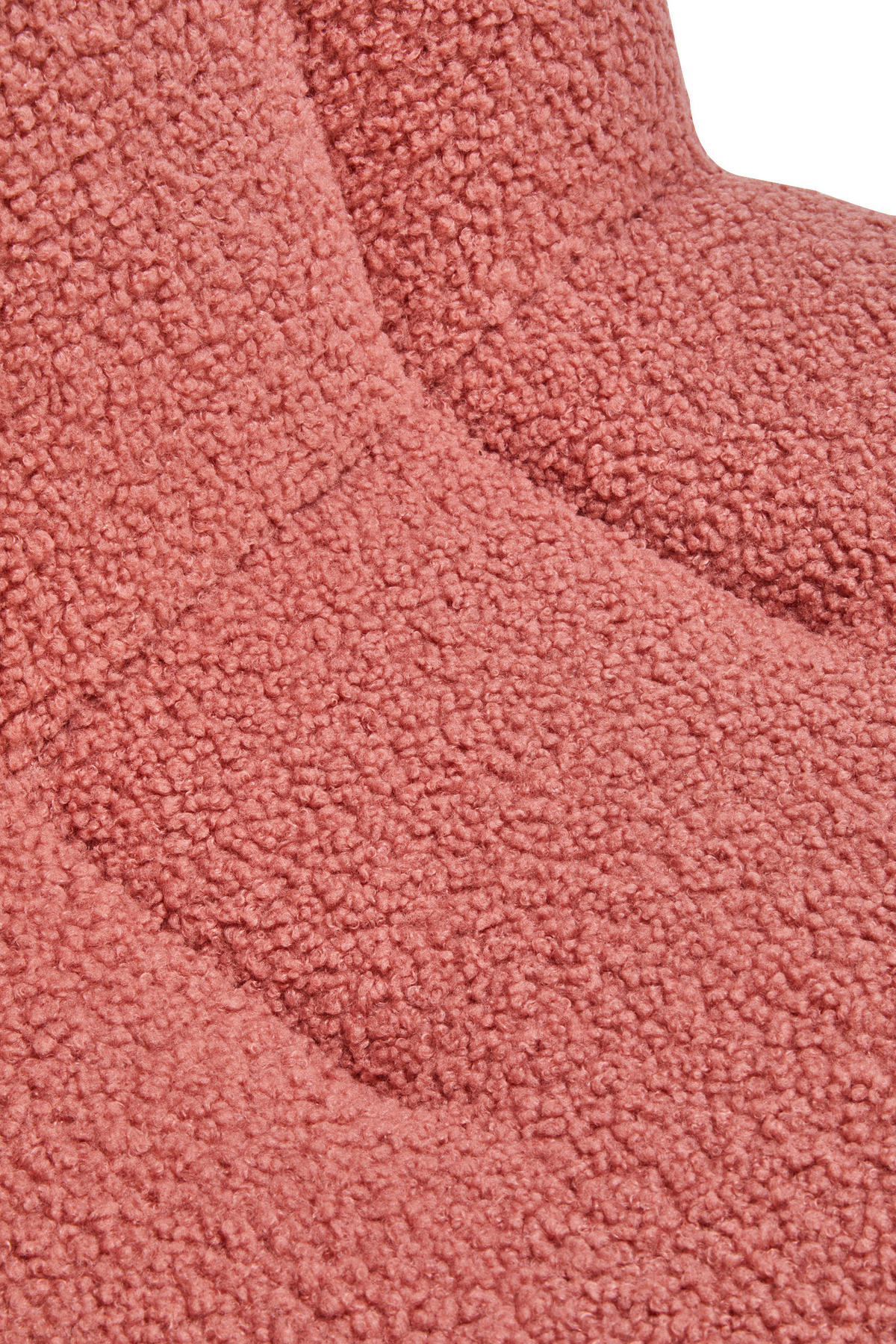 SESSEL Bouclé Koralle    - Koralle/Schwarz, MODERN, Textil/Metall (74/67/93cm) - MID.YOU