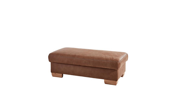 HOCKER Braun - Buchefarben/Braun, KONVENTIONELL, Textil (130/46/65cm) - Voleo