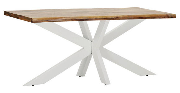 TISCHGESTELL Weiß   - Weiß, Design, Metall (163/72/73cm) - Landscape