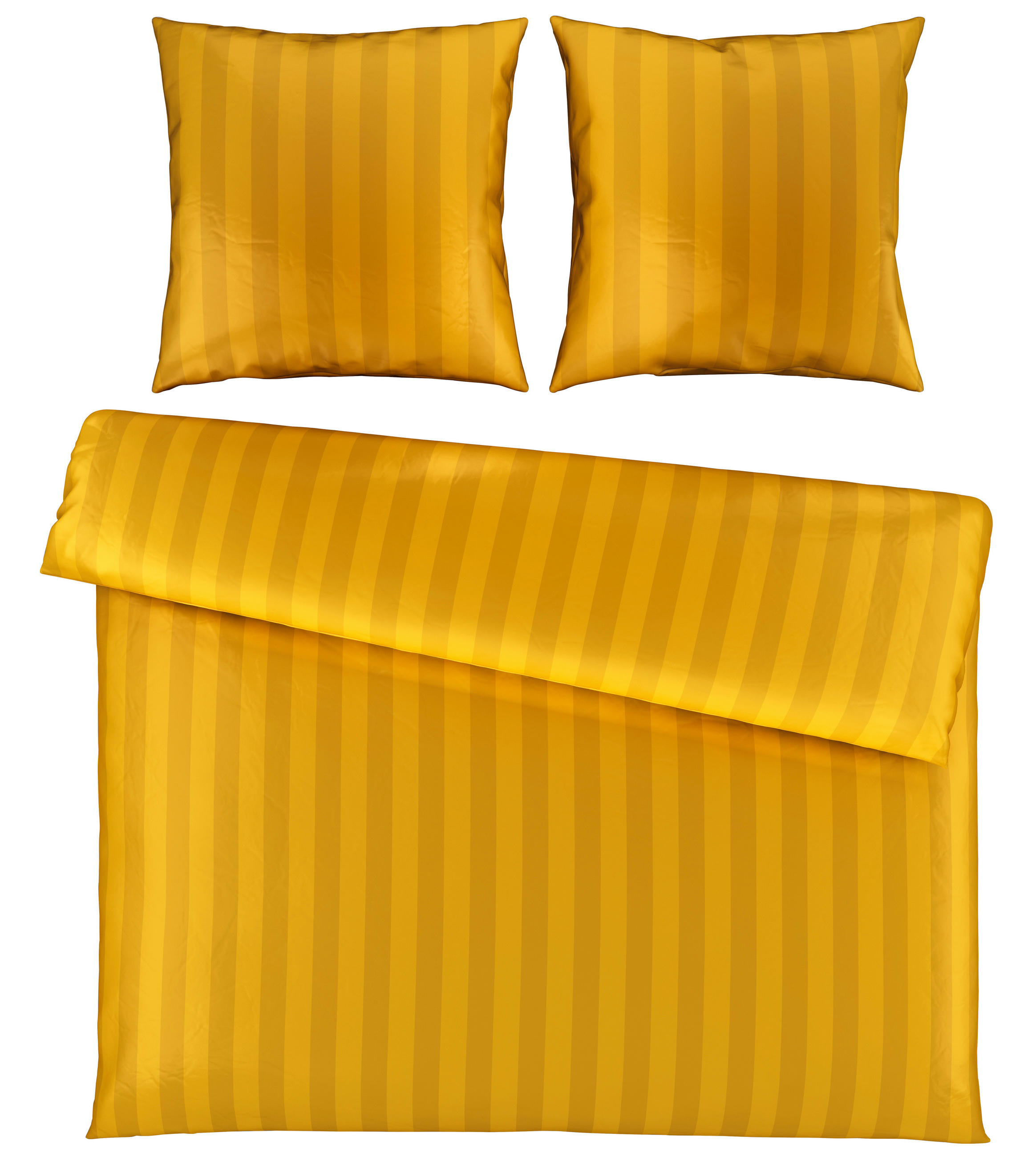 POVLEČENÍ, satén, barvy zlata, 200/200 cm - barvy zlata, Konvenční, textil (200/200cm) - Novel