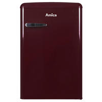 KÜHLSCHRANK 55/86/61,5 cm KS 15611 R  - Weinrot, Basics, Glas/Metall (55/86/61,5cm) - Amica