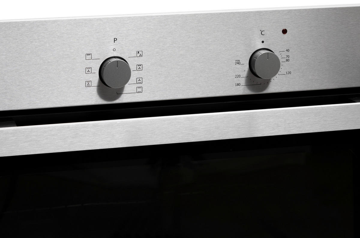 BACKOFENSET ASET1206600I  - Edelstahlfarben/Schwarz, Trend, Glas/Metall (59,5/55,5/56,5cm) - Respekta