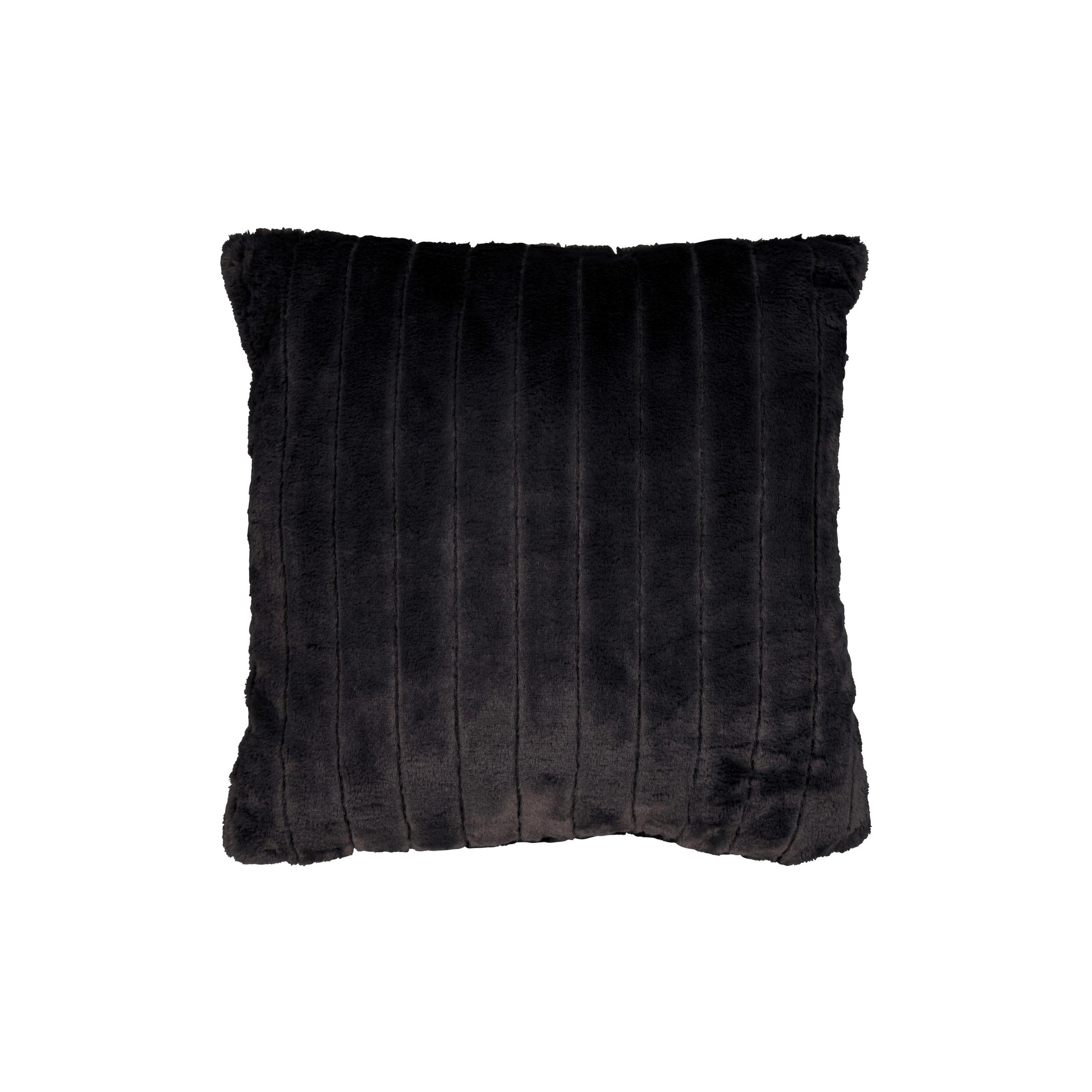 PÄLSKUDDE   45/45/8 cm  - mörkgrå, Basics, textil (45/45/8cm)