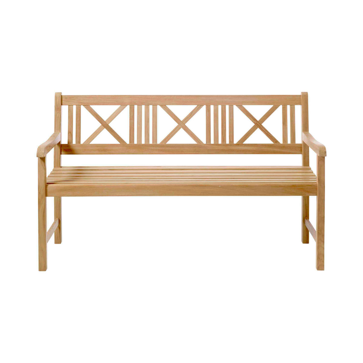 GARTENBANK Naturfarben  - Naturfarben/Teakfarben, Natur, Holz (58/89/150cm) - Gardenson