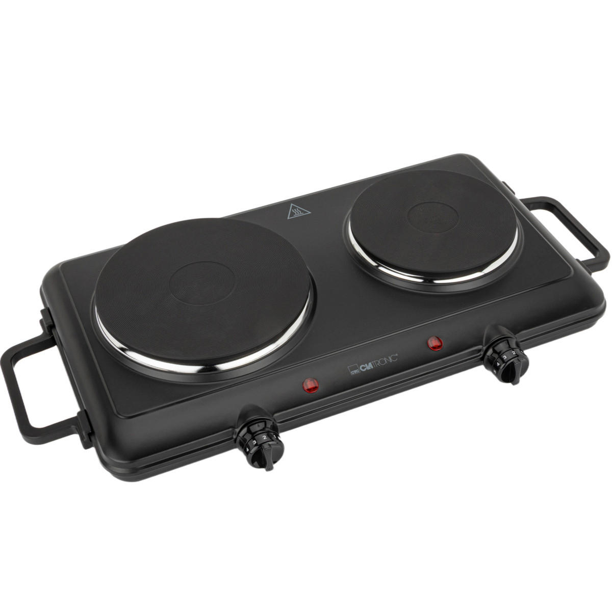 DOPPELKOCHPLATTE  - Schwarz, Trend, Metall (56,0/8,0/28,0cm) - Clatronic