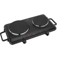 DOPPELKOCHPLATTE  - Schwarz, Trend, Metall (56,0/8,0/28,0cm) - Clatronic