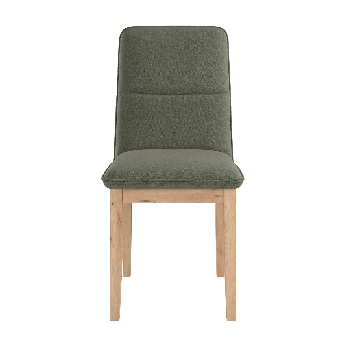 STUHL   Webstoff  Grün  - Eichefarben/Grün, KONVENTIONELL, Holz/Textil (47/91/44cm) - P & B