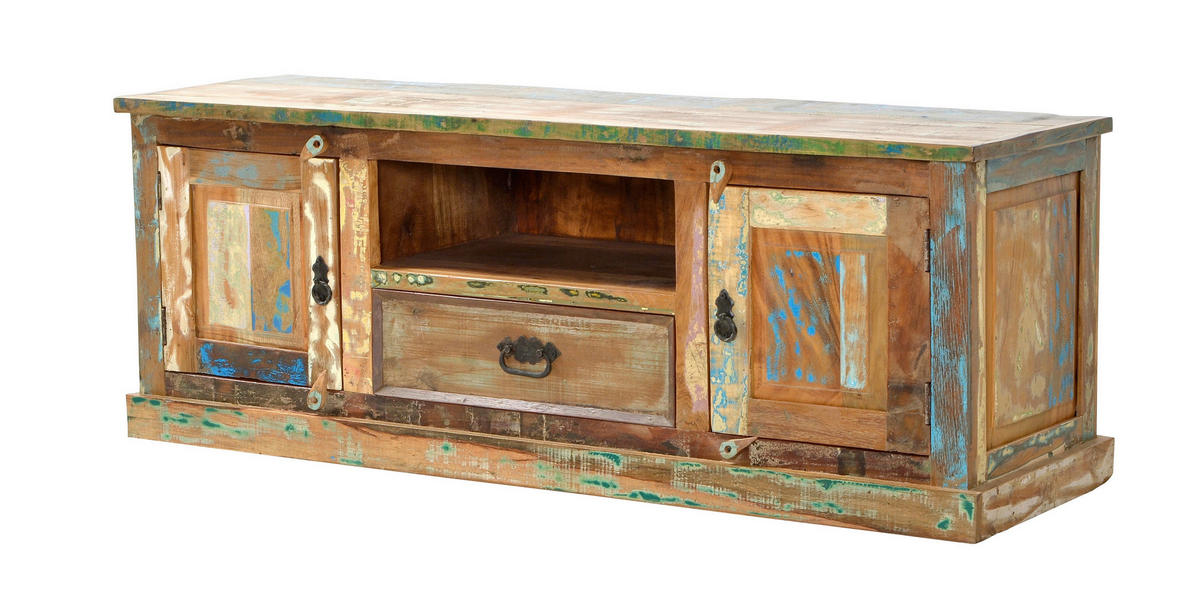 LOWBOARD  140/50/40 cm 1 Schublade(n) Beimöbel erhältlich  - Multicolor/Schwarz, Design, Holz/Metall (140/50/40cm) - MID.YOU