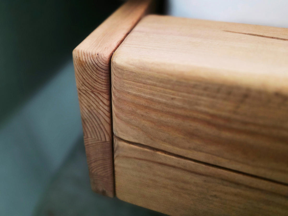 BALKENBETT 200/200 cm    - Modern, Holz (200/200cm) - Livetastic