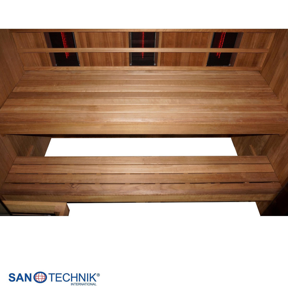 SAUNA für 4-5 Personen Kotka  - Naturfarben, KONVENTIONELL, Holz (200/150/190cm) - Sanotechnik