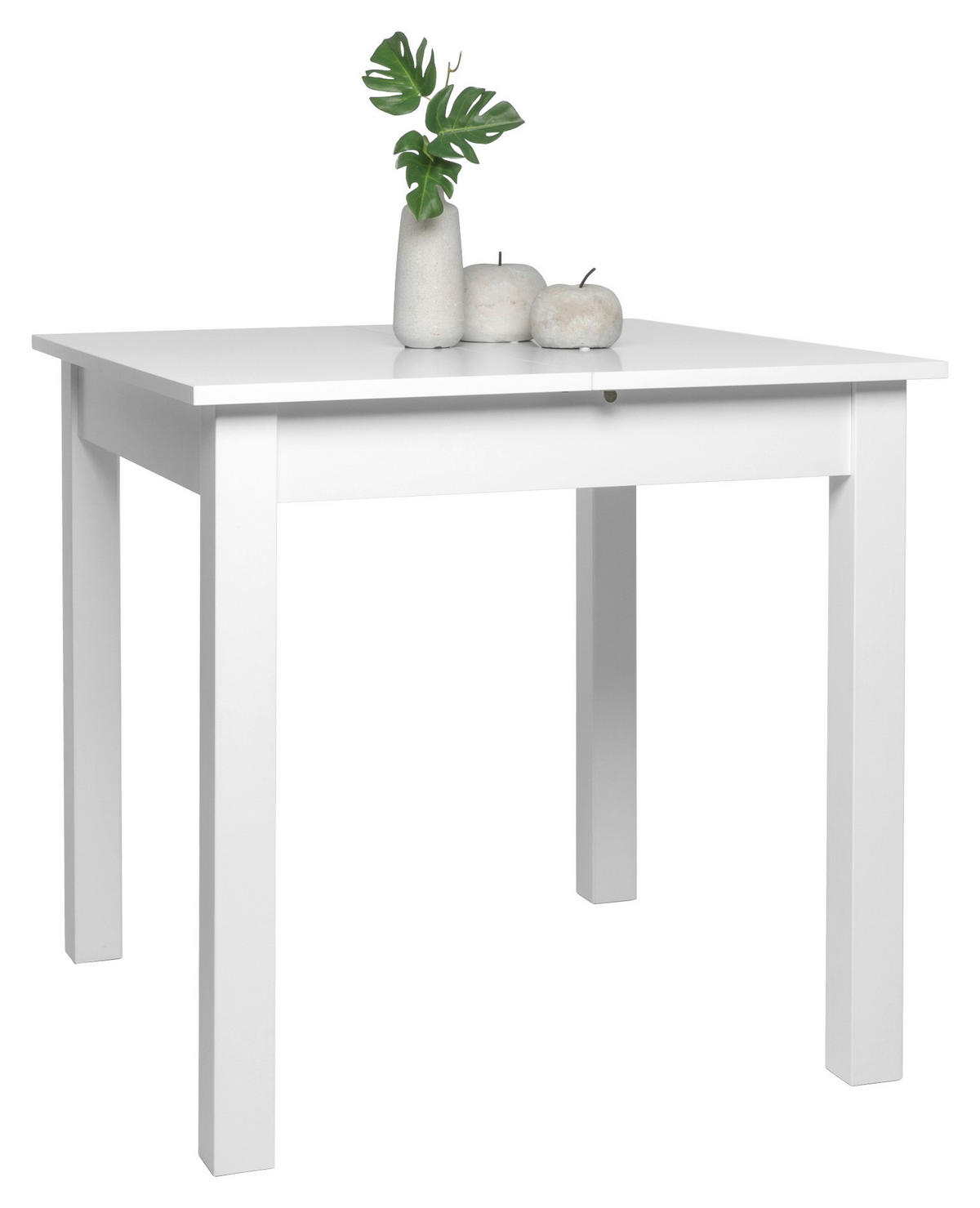 ESSTISCH in Holzwerkstoff 80/80/76,5 cm  - Weiß, Design, Holzwerkstoff (80/80/76,5cm) - MID.YOU