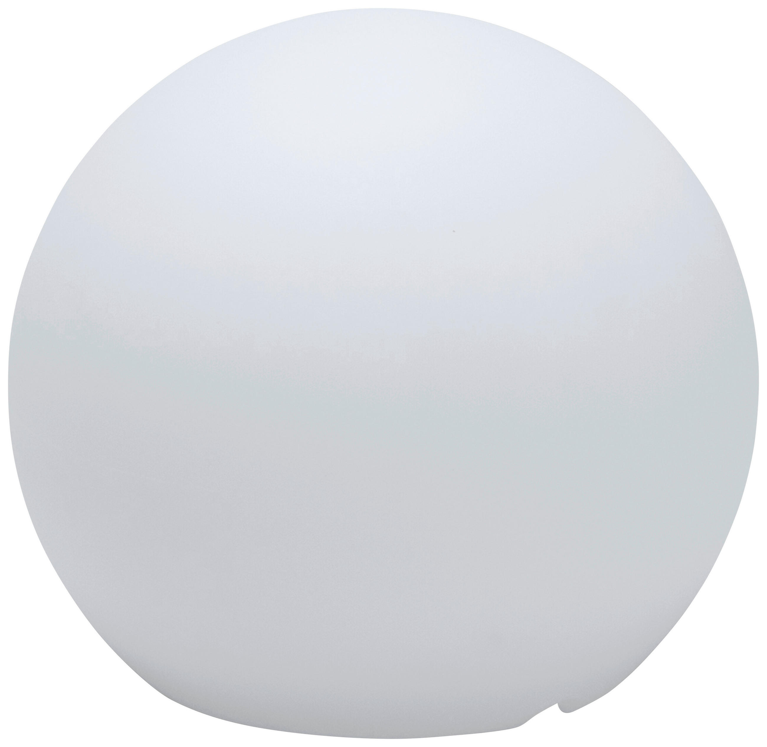 AUßENKUGELLEUCHTE BULY 30 cm - Transparent/Weiß, Design, Kunststoff (30cm) - Newgarden